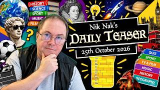 Nik Nak’s Daily Teaser — 25th October 2026.