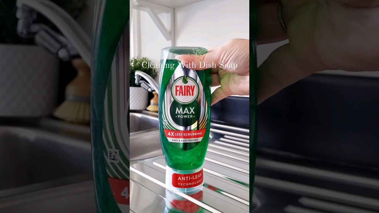 DISH SOAP CLEANS MORE THAN DISHES! #cleanwithme #cleaninghacks #cleanhome #asmr #asmrcleaning #new