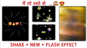 Alight motion shake + squeeze effect + Flash Effect status editing | Shake and squeeze, 3 मिनटात
