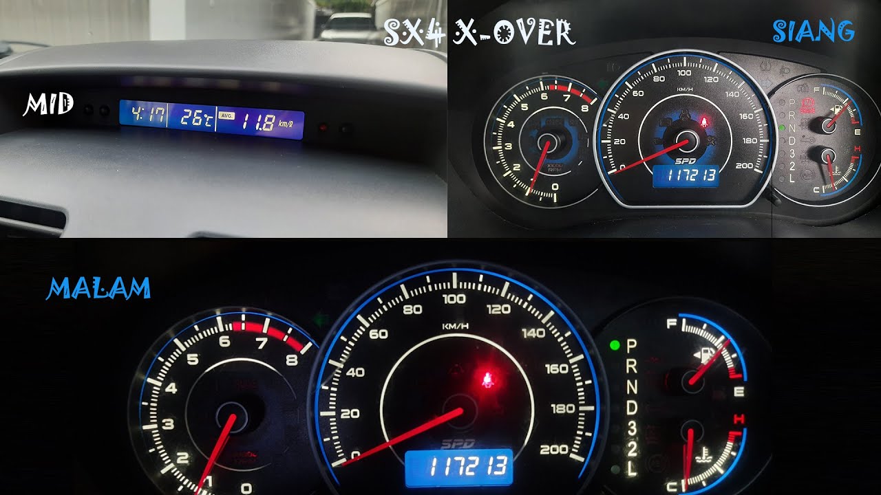 GANTI DAN CUSTOM SPEEDOMETER SX4 XOVER - DIY