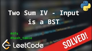 653. Two Sum IV - Input is a BST | Решение с комментариями | LeetCode