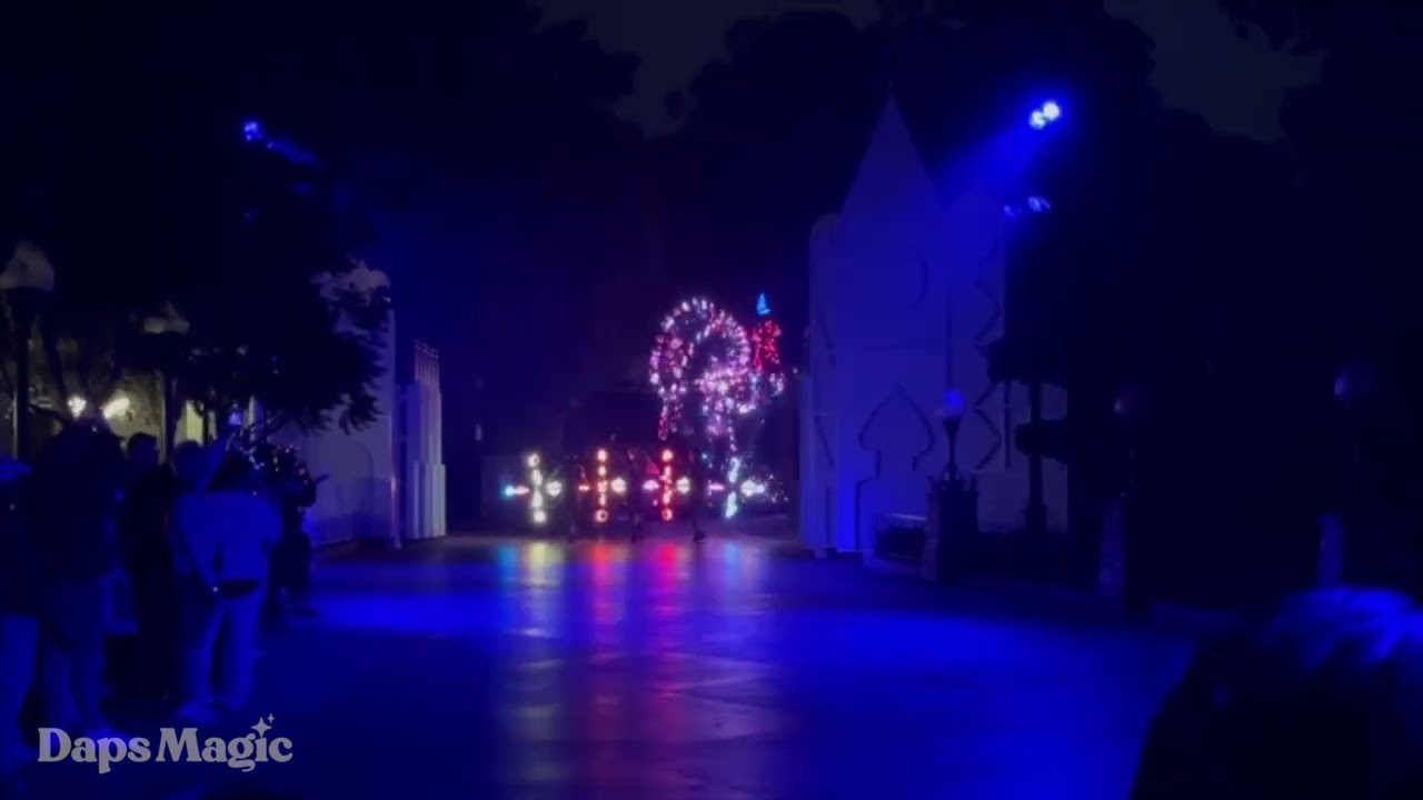 Final Moments of Final Paint the Night Parade at Disneyland in 2025 4K