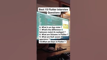 Best Flutter Interview Questions 2024 #flutter #dart #interview