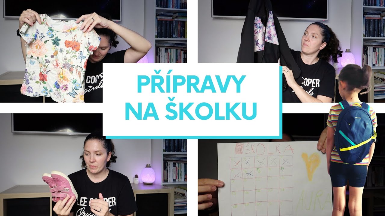 Tipy na lehčí začátek + doporučení věcí do školky