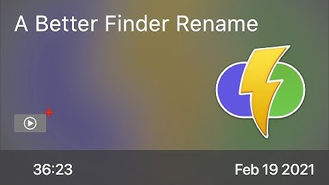 SCOM1023 - A Better Finder Rename - Preview