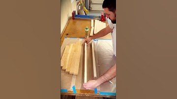 tight wood assembly technique using special clamping tools #shorts