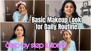 Basic makeup look||for office/college|| daily makeup look  #makeup #dailylook