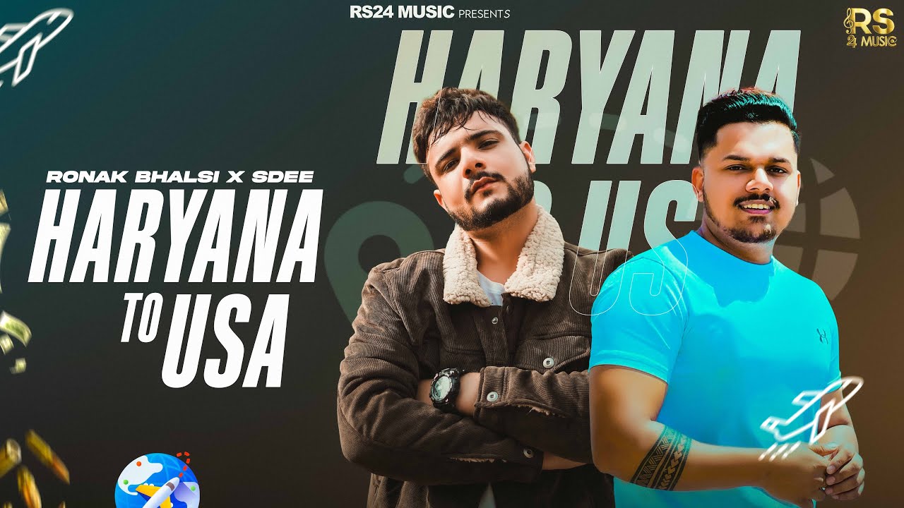 Official Video  Haryana to USA  SDEE  Ft Ronak Bhalsi  New Haryanvi Song Haryanvi 2024