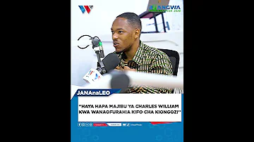 HAYA HAPA MAJIBU YA CHARLES WILLIAM KWA WANAOFURAHIA KIFO CHA KIONGOZI 