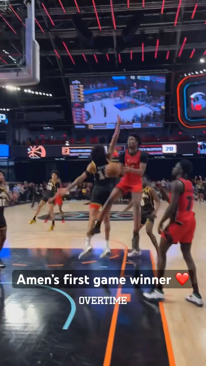 Amen just scored 33 points and hit the game winner for the Rockets ❤️