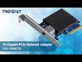 Trendnet 10 gigabit pcie network adapter  teg10gectx