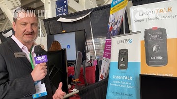 AVI LIVE: Listen Technologies Features Listen TALK Mobile Two-Way Communication System