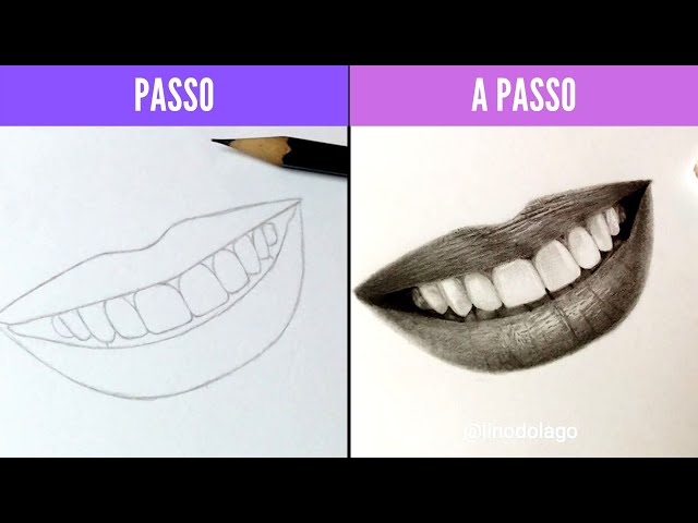 Como Desenhar uma Boca #1 (Passo a Passo) 