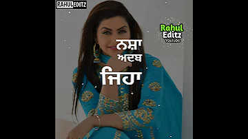Billori Ankhan - Surjit Bindrakhia Lyrics Video Punjabi Status video 30 sec Whatsapp Status