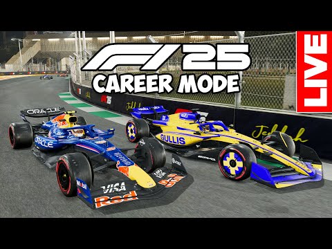 F1 25 Career Mode 100% Bahrain & Saudi Grand Prix!