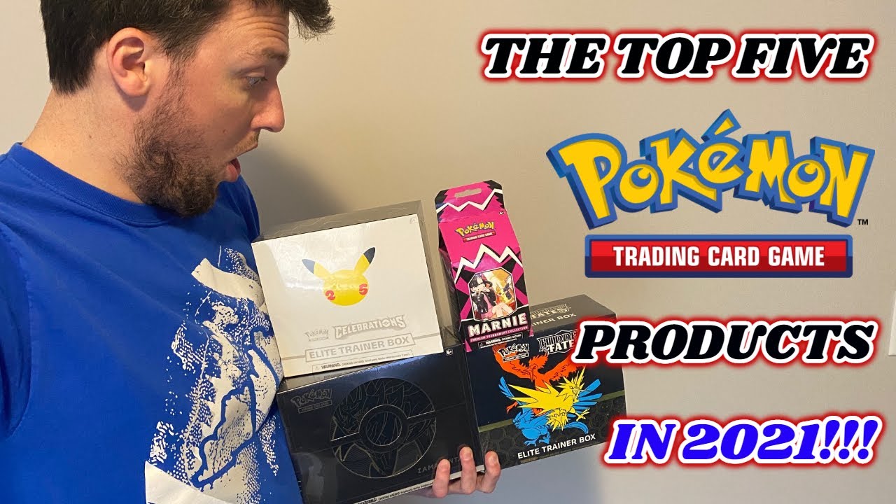 The TOP 5 Pokemon Card Products of 2021!! (opening them)