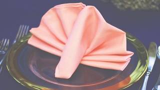 Składanie Serwetek W Wachlarz - App Wypożyczalnia Dekoracji