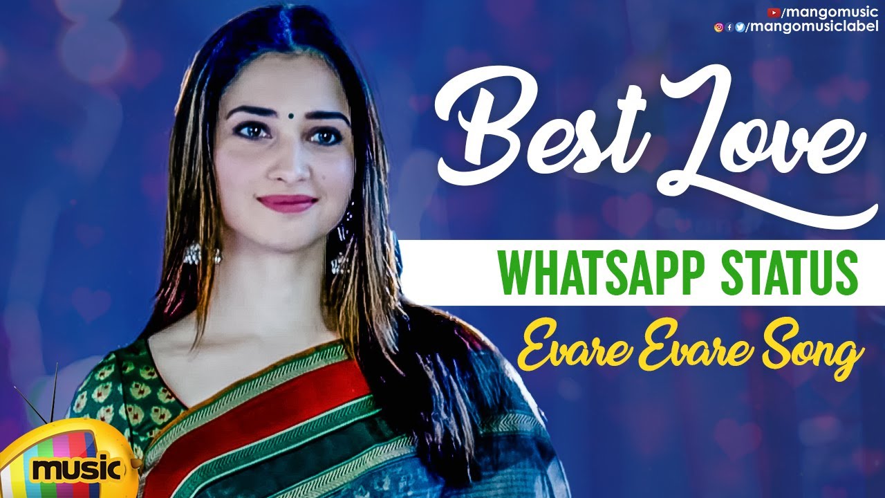 Best Love WhatsApp Status Video | Evare Evare Song | Sketch Telugu Movie | Tamanna | Vikram | Thaman