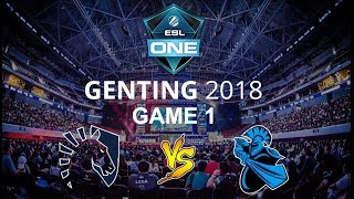 Liquid vs Newbee Game 1 Grand Final ESL One Genting 2018 Highlights Dota 2