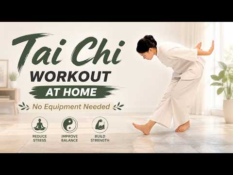 20-Min Gentle Tai Chi 🔥 Lose Belly Fat, Relieve Back Pain & Improve Mobility