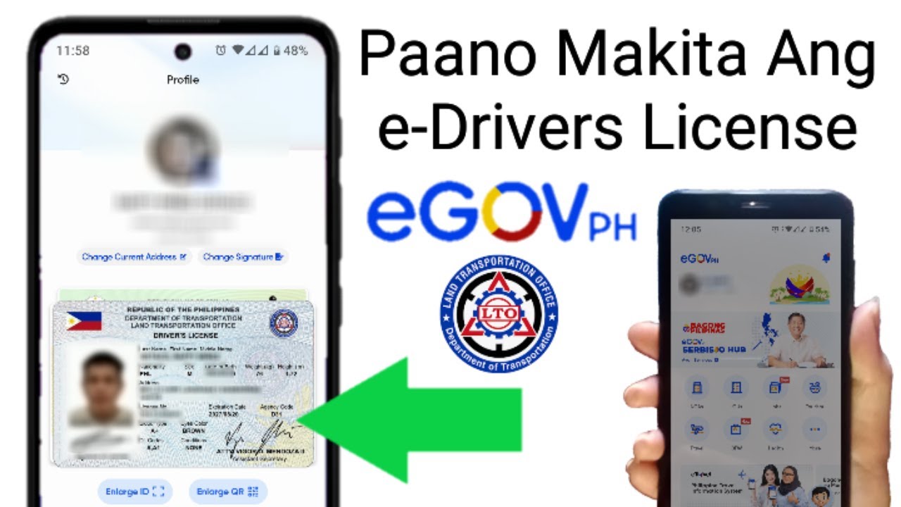 Paano makita ang e drivers license sa egovph app