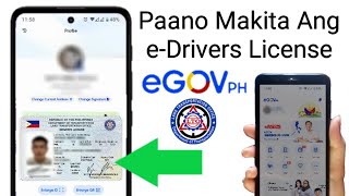 Paano makita ang e drivers license sa egovph app screenshot 1