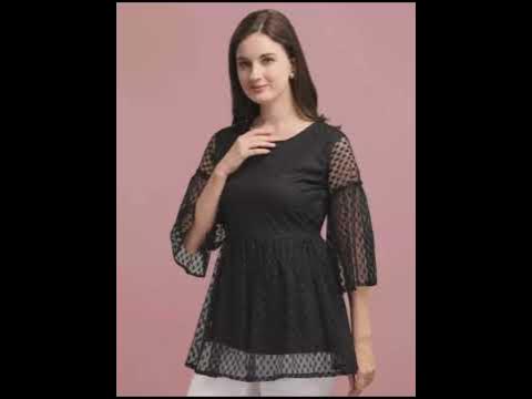 trendy black top from meesho under 300 #meeshohaul #meesho #shorts # ...