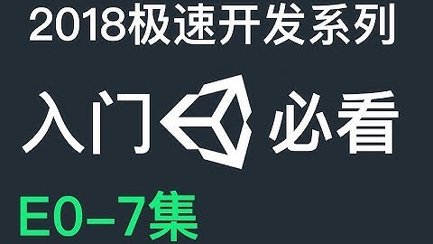 Unity3d教程一集搞定系列（如果你喜欢我的视频）
