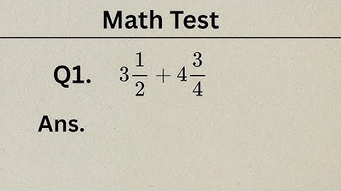 Can You Solve 7th Grade Addition of Fractions Test | Math Quiz 