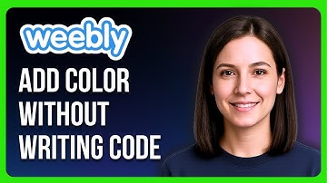 How to Add Color to a Weebly Site Without Writing Code