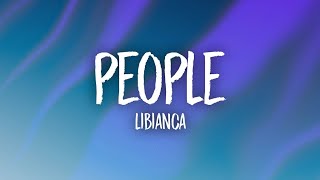 Libianca - People (sped up) lyrics video