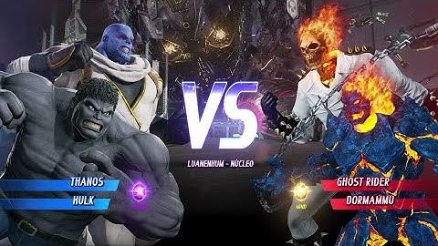 Thanos & Hulk vs Ghost Rider & Dormammu (Hardest AI) - Marvel vs Capcom Infinite