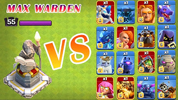 Grand Warden Vs All Max Troops + Pets + Heroes | Clash of Clans