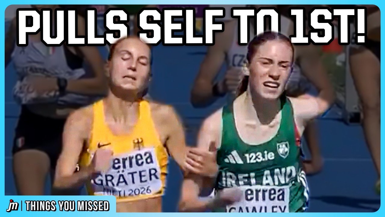 Thumbnail for Runner retaliates after getting elbowed | Things You Missed