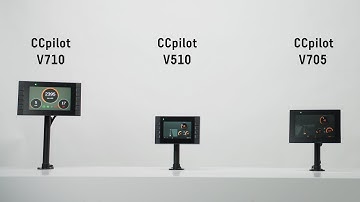 CCpilot V510, V705 and V710 – New 5” and 7” Display computers with best-in-class graphics
