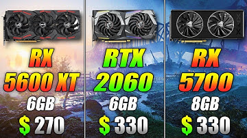 RX 5600 XT vs RTX 2060 vs RX 5700 | PC Gaming Benchmark Test