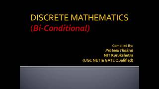 Bi-Conditional by Prateek Thakral