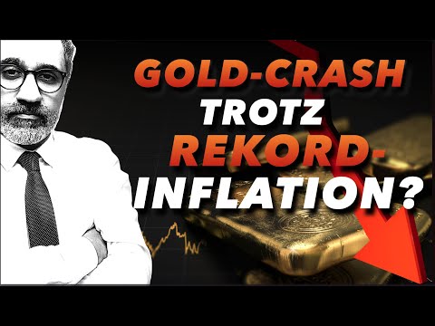 Gold-Crash trotz Rekordinflation? | Dazu Barrick Gold, Newmont Mining, Wheaton Precious, HarmonyGold