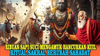 Download Lagu SUBHANALLAH❗Menolak Disembah, Detik-Detik Ribuan Sapi Hancurkan Patung Dewa \u0026Tunduk pada Suara Azan! MP3