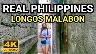 EXPLORING THE UNSEEN LIFE in LONGOS MALABON | WALKING INSIDE at LONGOS RESIDENCE Philippines [4K] ??