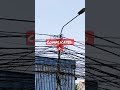 Complicated cable installation #complicated #infrastructure #installation #bad #poor #cable