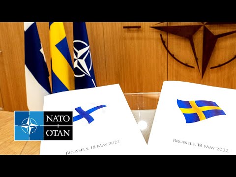 NATO Secretary General meeting with Ambassadors of Finland 🇫🇮 and Sweden 🇸🇪 to NATO, 18 MAY 2022