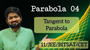 Parabola 04 | Tangent to Parabola | Common Tangents | JEE/BITSAT/CET/Class 11