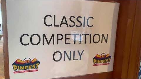 UK PINFEST 2022- hidden room full of classics- competition