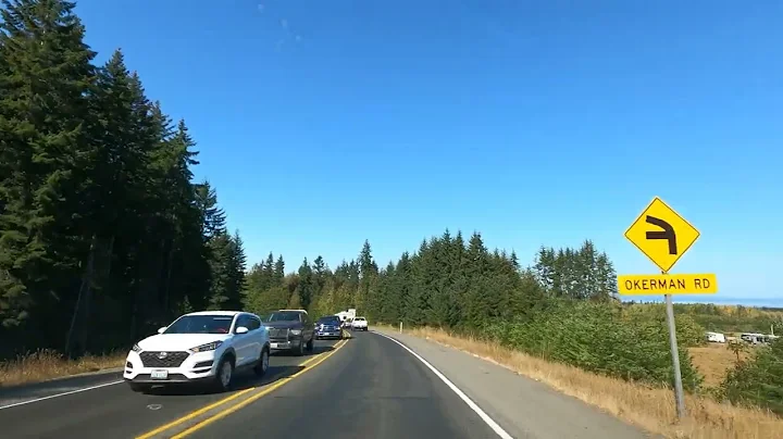Driving from Port Angeles to Joyce, Washington  / ...