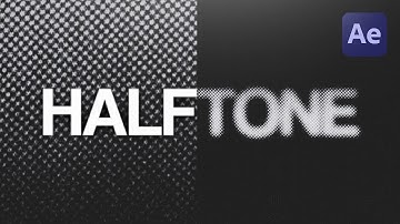 Simple Halftone Effect in Ae (The easiest way)