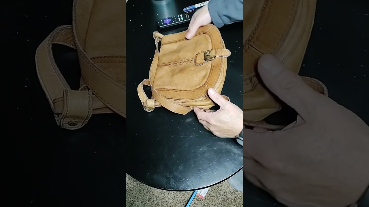 Cleaning a Fossil Bag found at Goodwill and Making YouTube