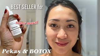 LEGIT TO MURANG SERUM PARA SA PEKAS MELASMA BOTOX & PORES BEST SELLER SERUM! Ayaesguerra