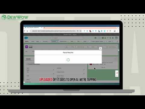 Resume Parse | DewWow | Salesforce