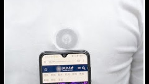 3D-printed NFC tag on T-shirt interacts with smartphone